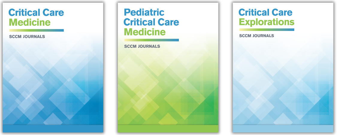 SCCM Journals Covers